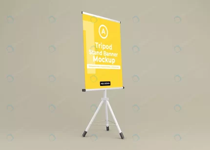 tripod banner stand mockup design crc93e1d782 size6.76mb - title:graphic home - اورچین فایل - format: - sku: - keywords: p_id:353984