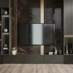 - tv wall mounted dark room with dark marble wall 3 crc10ef1d0f size5.98mb 4000x3000 - Home