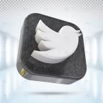 - twitter logo icon 3d social media modern style co crc59bc6e29 size32.26mb - Home