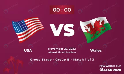 usa vs wales football matchtemplate fifa world cup rnd953 frp31312542 - title:graphic home - اورچین فایل - format: - sku: - keywords: p_id:353984