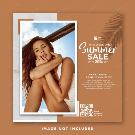 vacation summer social media post banner template rnd699 frp15242192 - title:graphic home - اورچین فایل - format: - sku: - keywords: p_id:353984