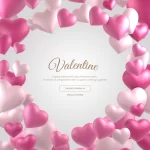 valentine banner frame pink hearts - title:Home - اورچین فایل - format: - sku: - keywords:وکتور,موکاپ,افکت متنی,پروژه افترافکت p_id:63922