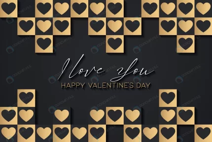 valentine s day pattern background with gold blac crc2fc3d18c size1.26mb - title:graphic home - اورچین فایل - format: - sku: - keywords: p_id:353984