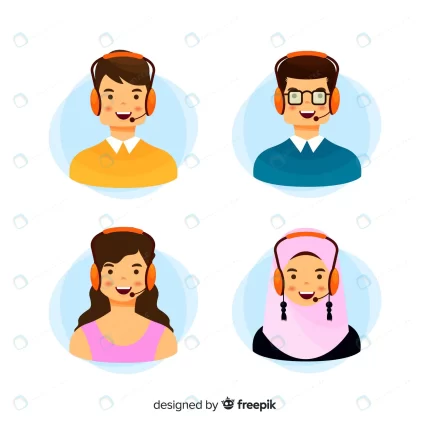 various call center avatars flat style crccf56df15 size0.81mb - title:graphic home - اورچین فایل - format: - sku: - keywords: p_id:353984