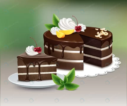 vector chocolate puff cake with icing whipped cre crc4b6000de size5.02mb - title:graphic home - اورچین فایل - format: - sku: - keywords: p_id:353984