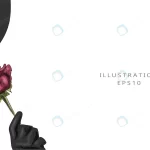 - vector illustration beautiful woman with red rose crcfe2819b6 size2.91mb 1 - Home