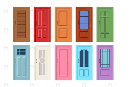 vector illustration wooden door crc1bf8f465 size0.49mb - title:graphic home - اورچین فایل - format: - sku: - keywords: p_id:353984