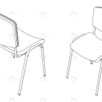- vector outline illustration office visitor chair crc082d3a81 size1.29mb 1 - Home
