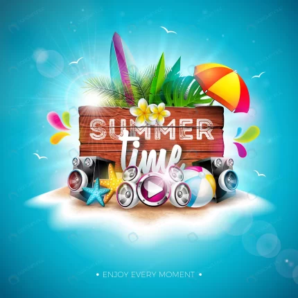 vector summer time holiday illustration with vint crc59f6ed7a size7.64mb - title:graphic home - اورچین فایل - format: - sku: - keywords: p_id:353984