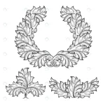 vintage baroque floral leaf scroll ornament engra crc19235f74 size5.56mb - title:Home - اورچین فایل - format: - sku: - keywords:وکتور,موکاپ,افکت متنی,پروژه افترافکت p_id:63922