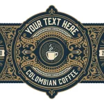 vintage coffee logo with baroque ornaments set crc5b6b4b92 size7.05mb - title:Home - اورچین فایل - format: - sku: - keywords:وکتور,موکاپ,افکت متنی,پروژه افترافکت p_id:63922