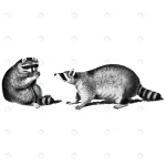 vintage illustrations raccoons crca14fcb68 size15.95mb 1 - title:Home - اورچین فایل - format: - sku: - keywords:وکتور,موکاپ,افکت متنی,پروژه افترافکت p_id:63922
