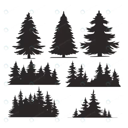 vintage trees forest silhouettes set crcc838aa1c size1.03mb - title:graphic home - اورچین فایل - format: - sku: - keywords: p_id:353984