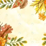 - watercolor autumn background rnd602 frp16692377 - Home