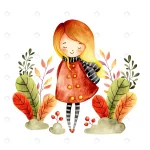 watercolor autumn girl with leaves rnd643 frp15423356 - title:Home - اورچین فایل - format: - sku: - keywords:وکتور,موکاپ,افکت متنی,پروژه افترافکت p_id:63922