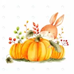 watercolor autumn rabbit pumpkin rnd688 frp15423394 - title:Home - اورچین فایل - format: - sku: - keywords:وکتور,موکاپ,افکت متنی,پروژه افترافکت p_id:63922
