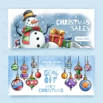 - watercolor christmas sale banners crc251ac202 size50.03mb - Home