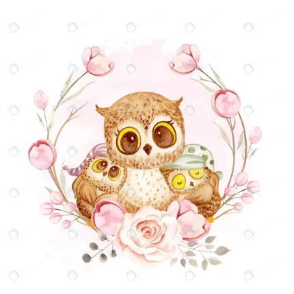 watercolor mother kids owl crc8b5e79d4 size6.33mb - title:graphic home - اورچین فایل - format: - sku: - keywords: p_id:353984