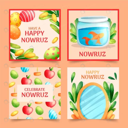watercolor nowruz instagram posts collection crcb1e0ba16 size13.24mb 1 - title:graphic home - اورچین فایل - format: - sku: - keywords: p_id:353984