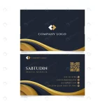 - wavy golden line business identity cards template crc2307352c size4.19mb - Home