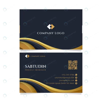 wavy golden line business identity cards template crc2307352c size4.19mb - title:graphic home - اورچین فایل - format: - sku: - keywords: p_id:353984