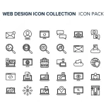web design icon collection rnd626 frp25667216 - title:Home - اورچین فایل - format: - sku: - keywords:وکتور,موکاپ,افکت متنی,پروژه افترافکت p_id:63922