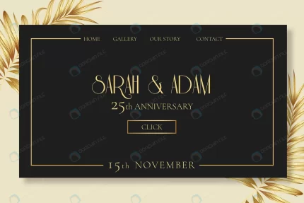 wedding anniversary landing page 2 crc1070e3bd size7.37mb - title:graphic home - اورچین فایل - format: - sku: - keywords: p_id:353984