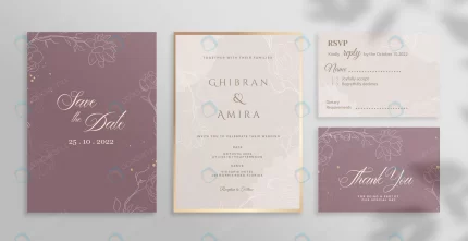 wedding invitation set with rnd343 frp20442405 - title:graphic home - اورچین فایل - format: - sku: - keywords: p_id:353984
