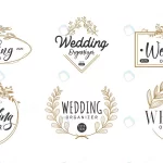 wedding logo set template wedding organizer logoty rnd881 frp9740265 - title:Home - اورچین فایل - format: - sku: - keywords:وکتور,موکاپ,افکت متنی,پروژه افترافکت p_id:63922