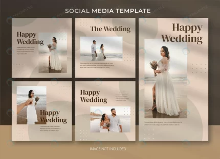 wedding social media post bundle template crc1f1f5c3f size3.93mb 1 - title:graphic home - اورچین فایل - format: - sku: - keywords: p_id:353984