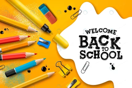 welcome back school poster banner with colorful pe rnd430 frp9645067 - title:graphic home - اورچین فایل - format: - sku: - keywords: p_id:353984