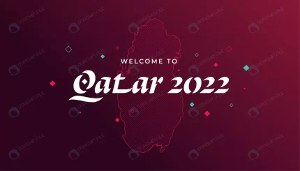 welcome qatar 2022 banner vector rnd610 frp32493260 - title:graphic home - اورچین فایل - format: - sku: - keywords: p_id:353984