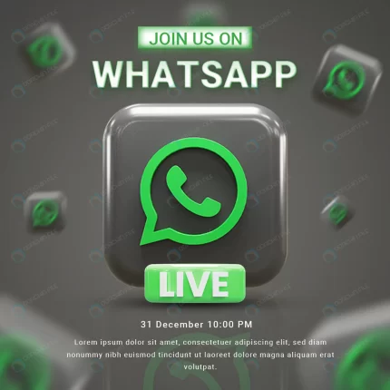 whatsapp live social media promotional banner wha crcb76da4ab size3.23mb - title:graphic home - اورچین فایل - format: - sku: - keywords: p_id:353984