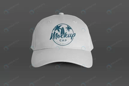 white cap front view mockup crc661f2dcb size40.07mb - title:graphic home - اورچین فایل - format: - sku: - keywords: p_id:353984