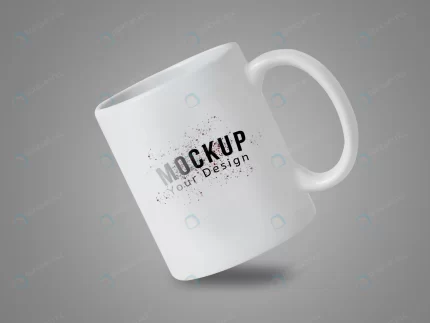 white mug cup mockup grey background crc2c11b0e6 size13.49mb - title:graphic home - اورچین فایل - format: - sku: - keywords: p_id:353984