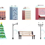 - winter city flat outdoor elements collection crc45e124f8 size2.24mb 1 - Home