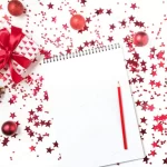 wish list christmas new year new 2020 year plan list with red holiday decor - title:Home - اورچین فایل - format: - sku: - keywords:وکتور,موکاپ,افکت متنی,پروژه افترافکت p_id:63922