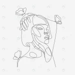 - woman head with butterfly composition handdrawn l crc912aa70d size2.23mb 1 - Home