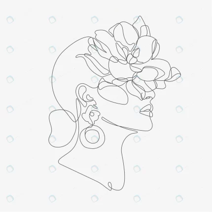 woman head with flowers composition crc32ac9761 size1.54mb 1 - title:graphic home - اورچین فایل - format: - sku: - keywords: p_id:353984