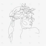 - woman head with flowers composition 3 crc56fc71d0 size1.58mb 1 - Home