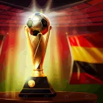 - world cup trophy with flag germany rnd879 frp34594763 - Home