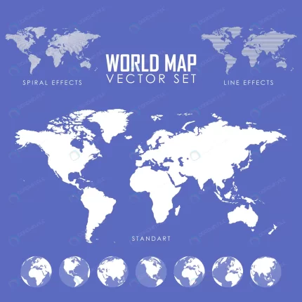 world map vector illustration set crc39dfbefe size3.86mb - title:graphic home - اورچین فایل - format: - sku: - keywords: p_id:353984