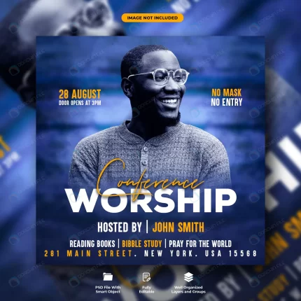 worship confernce social media web banner template rnd744 frp16506267 - title:graphic home - اورچین فایل - format: - sku: - keywords: p_id:353984