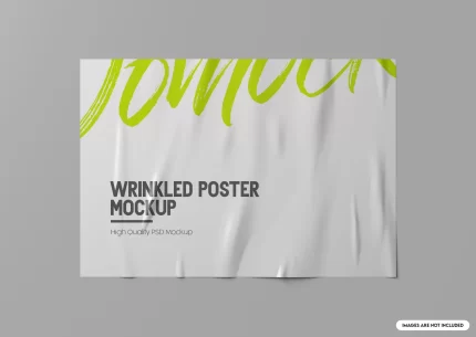 wrinkled poster mockup crcb837ace2 size36.29mb - title:graphic home - اورچین فایل - format: - sku: - keywords: p_id:353984