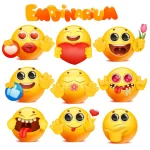 - yellow cartoon emoji round face character big col crcd8d86a5a size14.83mb - Home