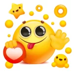 - yellow emoji 3d smile face cartoon character hold crcfc7670c3 size9.92mb - Home