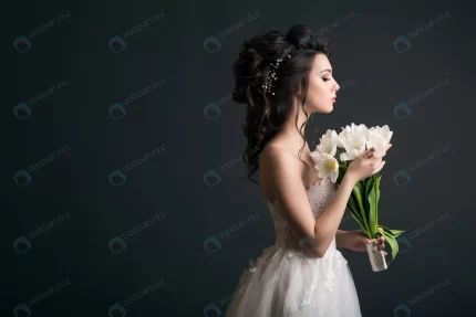 young beautiful stylish woman wedding dress 2 crc781bccab size9.97mb 5760x3840 - title:graphic home - اورچین فایل - format: - sku: - keywords: p_id:353984