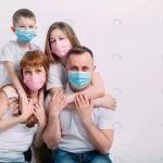 young family medical masks during home quarantine crc5c17d821 size8.55mb 5760x3840 1 - title:Home - اورچین فایل - format: - sku: - keywords:وکتور,موکاپ,افکت متنی,پروژه افترافکت p_id:63922
