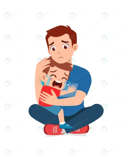 young father hug crying little boy try comfort.jp crc5397fbce size1.17mb - title:graphic home - اورچین فایل - format: - sku: - keywords: p_id:353984