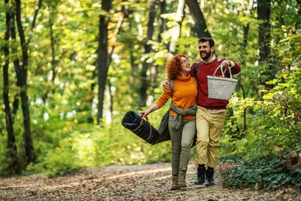 young happy couple walking nature crc0044f77e size22.89mb 6720x4480 - title:graphic home - اورچین فایل - format: - sku: - keywords: p_id:353984